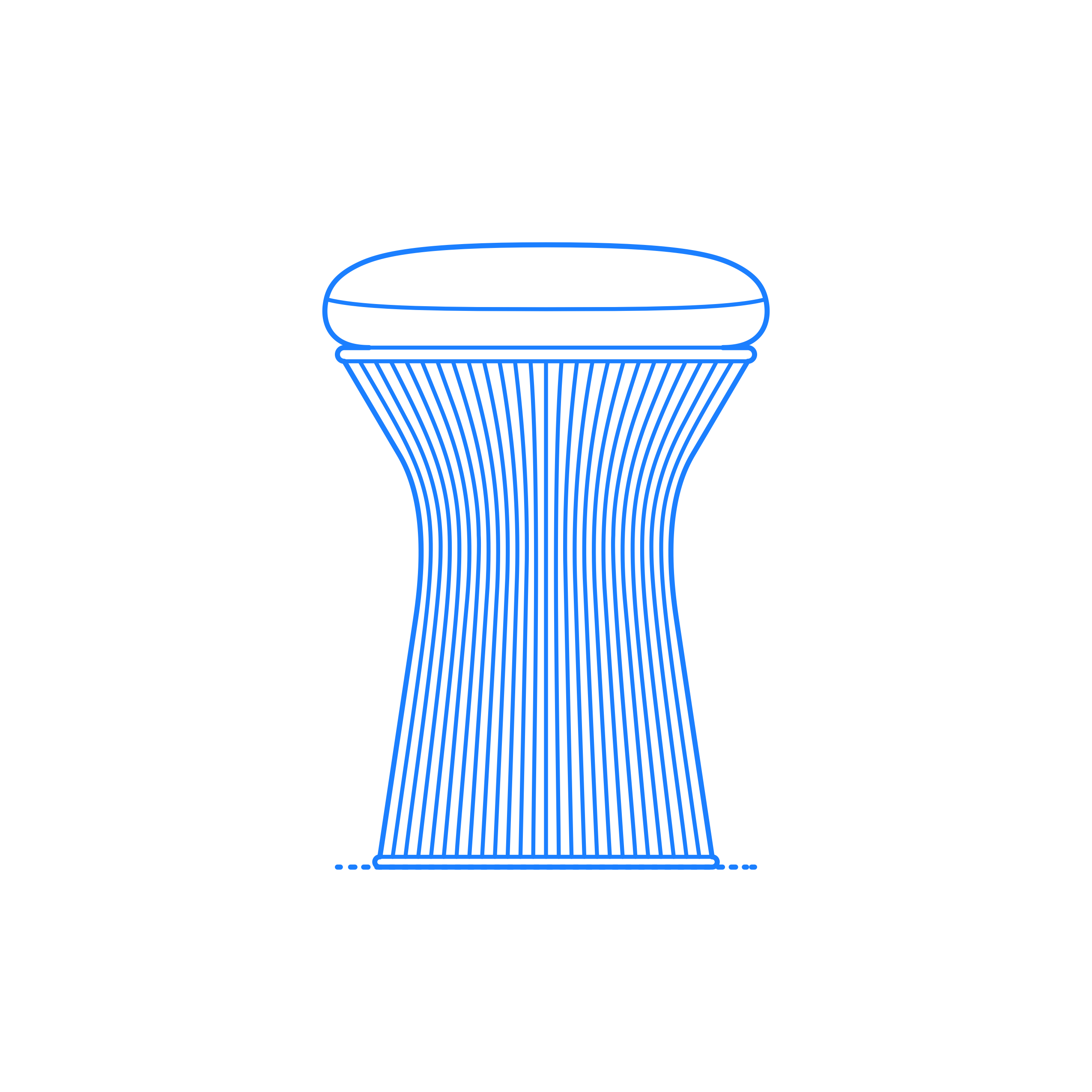 Furniture Stools Platner Stool Line Tracing Svg Vector Free Vectors